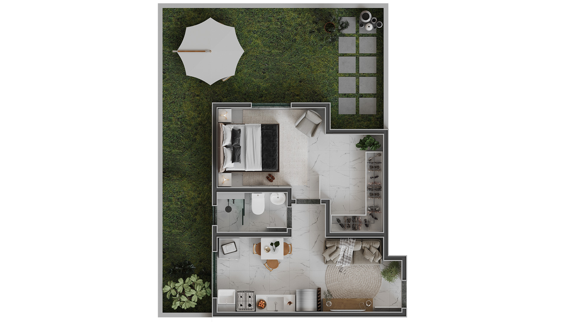 APTO CANTO GARDEN R01 - Unique Palestra